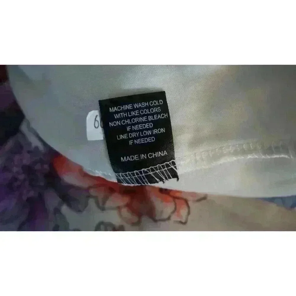 Crystal Sky White Floral Maxi V-Neck Flutter Short Sleeves Boho Dress Size 9 - Picture 14 of 15